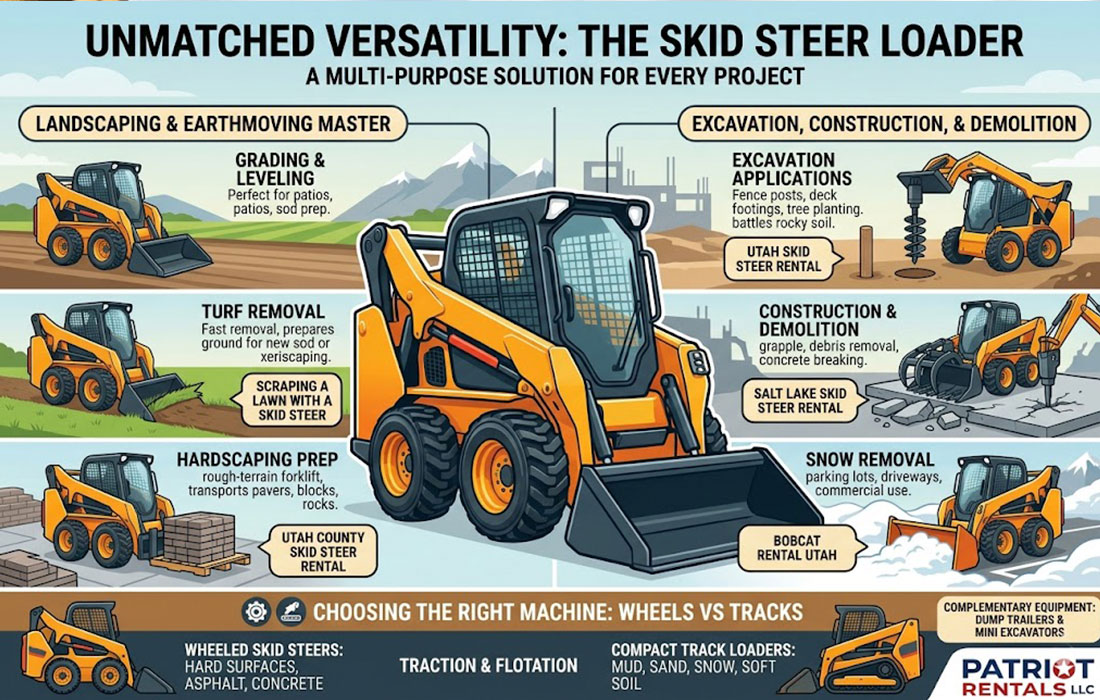 The Swiss Army Knife of Construction: Unlocking the Versatility of Skid Steer Loaders